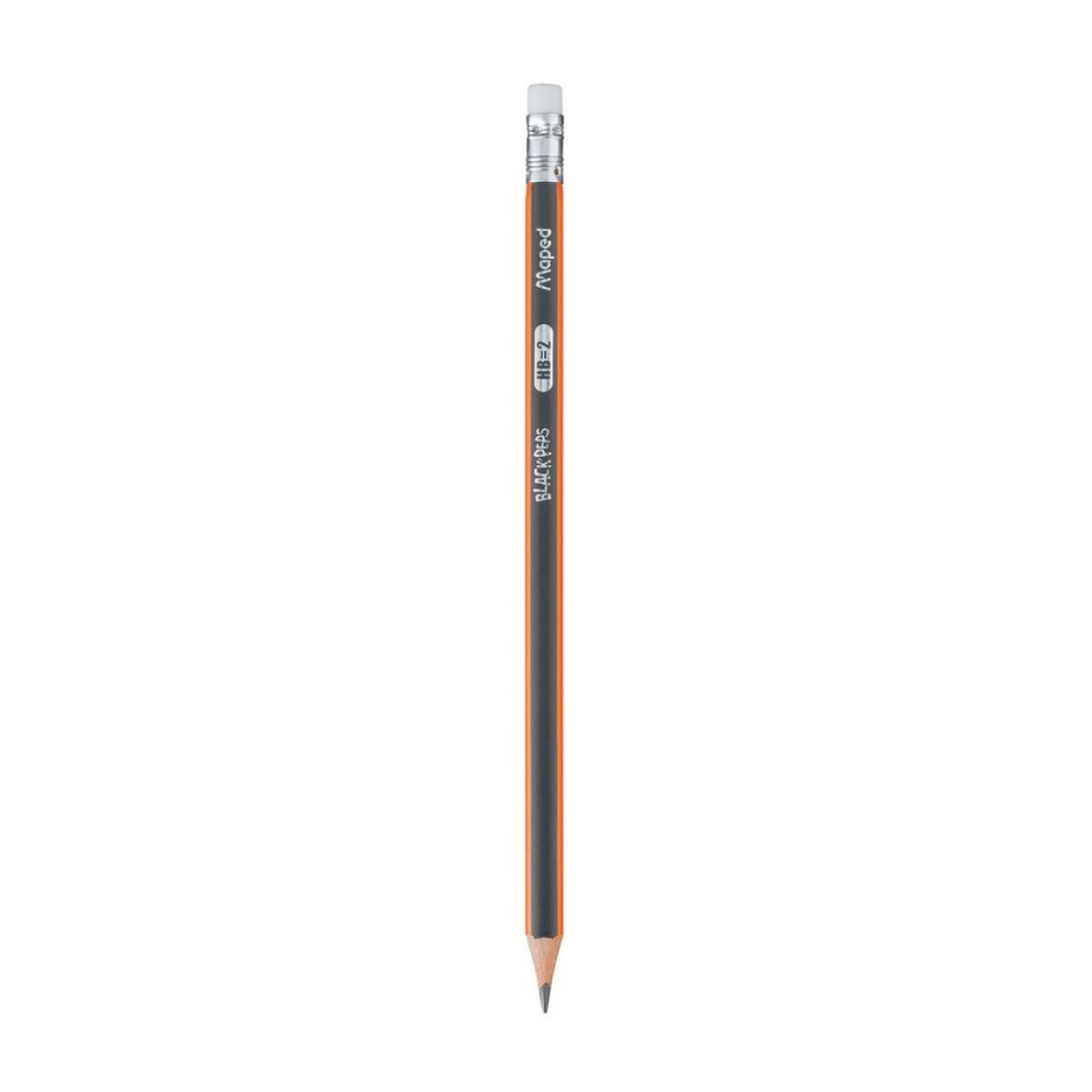 Grafitna olovka HB MAPED sa gumicom black peps 