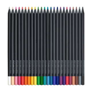 Drvene bojice 24 FABER CASTELL Black Edition 