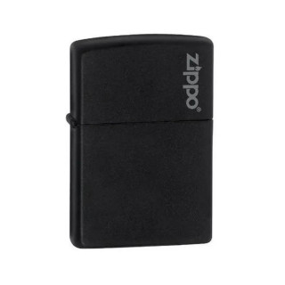Upaljač ZIPPO Black Matte Logo 