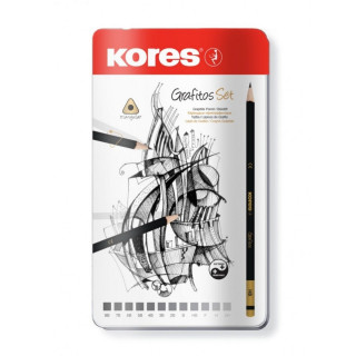 Set grafitnih olovaka KORES Grafitos 