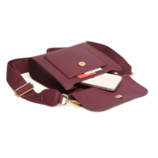 Torba ALICE WHEELER Bloomsbury Crossbody - Berry 