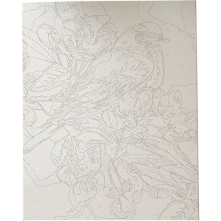 Bojenje po brojevima - Ptica u raju akril 40X50 