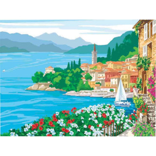 Bojenje po brojevima - Riva akril 40X50 