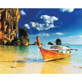 Bojenje po brojevima - Barka akril 40X50 