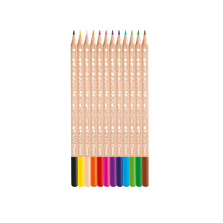 Drvene bojice 12 MAPED Smiling Planet 