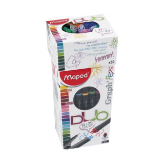 Set tankih flomastera MAPED Graph Peps 30=60 