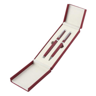 Poklon set za pisanje crvena TALON hemijska olovka i roler 