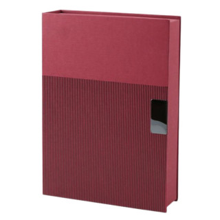 Poklon set za pisanje crveni TWIST notes, hemijska olovka i privezak 