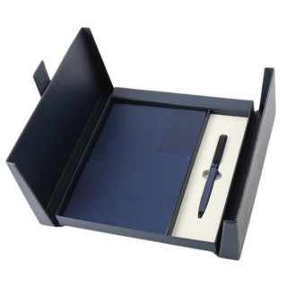 Poklon set za pisanje plavi ORBIT notes i hemijska olovka 