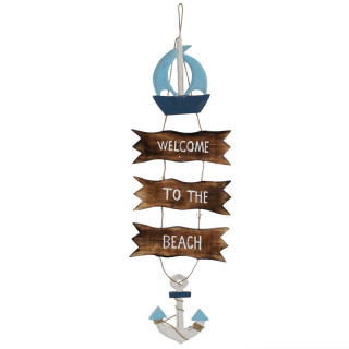 Dekoracija ITEM Nautical Welcome to the beach 