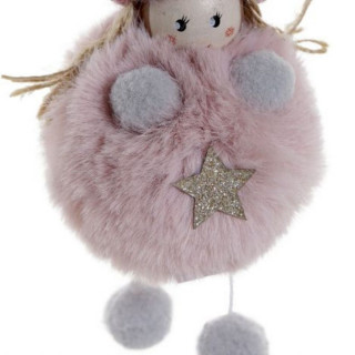 Viseći ukras devojčica sa kapom ITEM novogodišnja dekoracija 