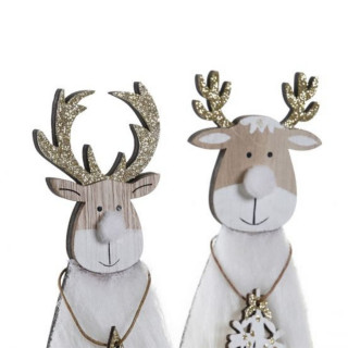 Drveni irvas ITEM novogodišnja dekoracija 