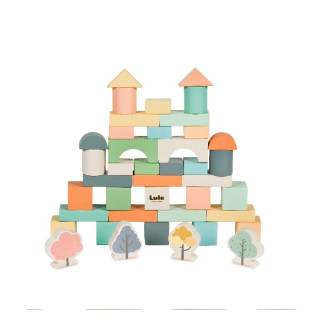 Drvene kocke LULE 42 kom 