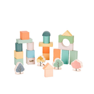 Drvene kocke LULE 42 kom 