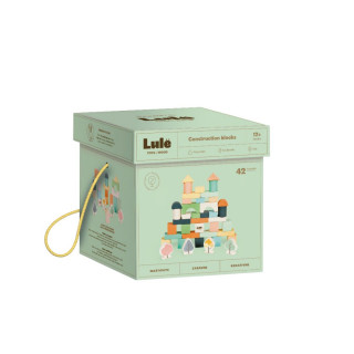 Drvene kocke LULE 42 kom 