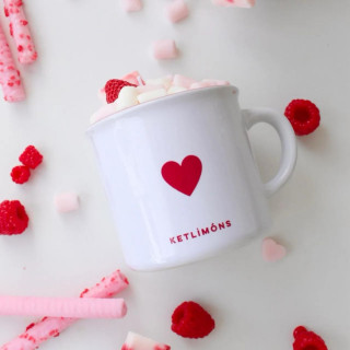 Sveća KETLIMONS Srce u keramičkom lončetu 