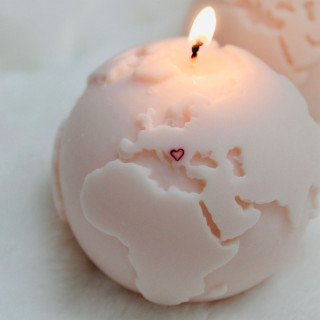 Sveća planeta KETLIMONS roze 