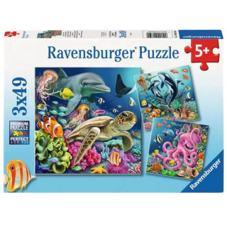 Puzzle RAVENSBURGER Život pod vodom 3x49 