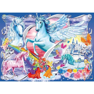 Puzzle RAVENSBURGER Jednorog sa šljokicama 100XXL 