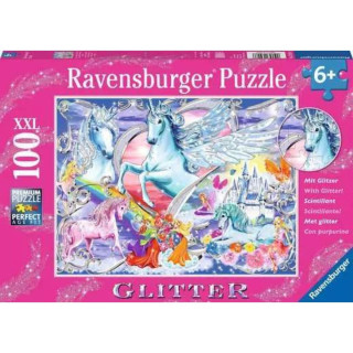 Puzzle RAVENSBURGER Jednorog sa šljokicama 100XXL 