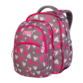 Školski ranac TARGET 2u1 - Gray Hearts 