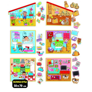 Montesori džinovska kuća LISCIANI 