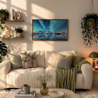 Puzzle LISCIANI 1500 Aurora Borealis + Poster 