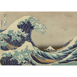 Puzzle LISCIANI 500 Hokusai + Gift set 