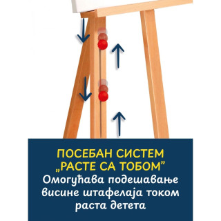 Slikarski stalak MONTESSORI set za crtanje 