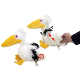 Plišani pelikan 24cm pomera krila 