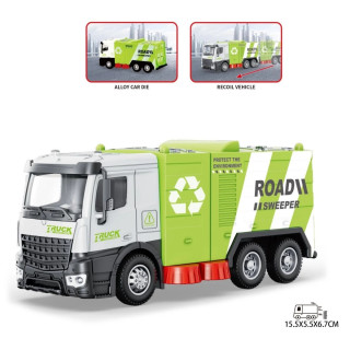 Metalni kamion 1:32 đubretarac recikler 