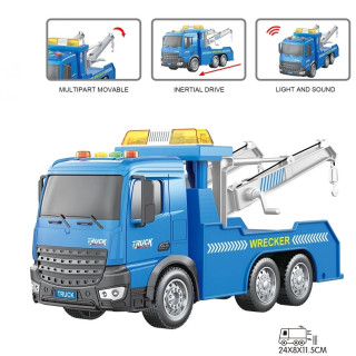 Kamion 1:18 step dizalica sa zvukom i svetlom 