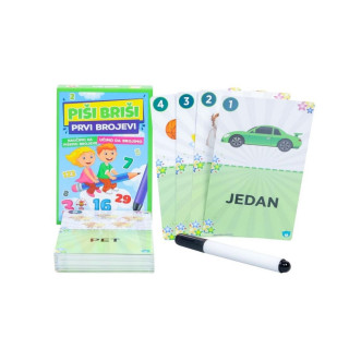 Piši-briši karte - prvi brojevi 