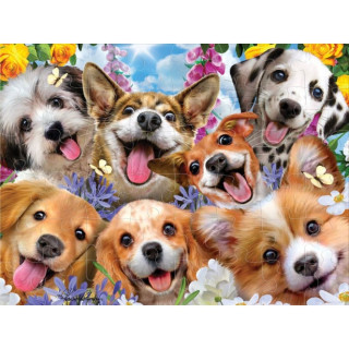 Puzzle 3D Selfi sa kucama 100 