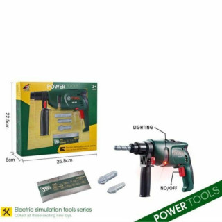 Aku bušilica sa zvukom i svetlom 