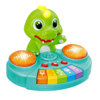 Interaktivni muzički dinosaurus klavir i bubanj 