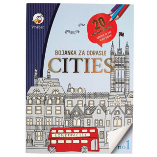 Bojanka za odrasle VRABAC Cities 