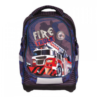 Anatomski ranac SCOOL - Fire Truck 