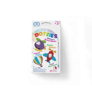 Ukrasi tačkicama DOTZIES stikere - Hot Air Balloon - Plane - Helicopter 