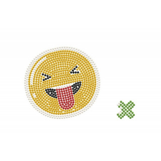 Ukrasi tačkicama DOTZIES pernicu - Happy 