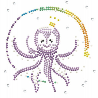 Ukrasi tačkicama DOTZIES platno 15x15 - Magical Octupus 