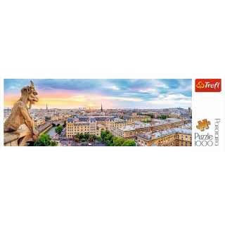 Puzzle TREFL 1000 Panorama Notre Dame 