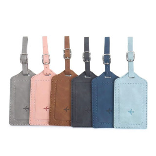 Tag za kofer TRAVEL retro sivi 