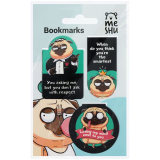 Bookmarker MESHU Funny Pug 