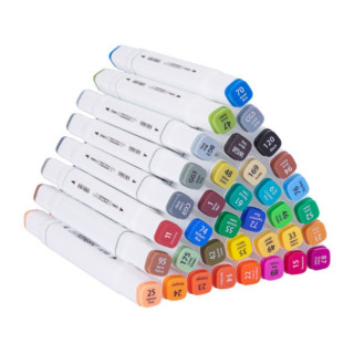 Markeri DELI twin art sketch - set box 36 