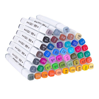 Markeri DELI twin art sketch - set box 48 