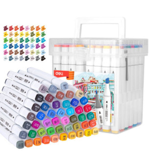 Markeri DELI twin art sketch - set box 48 