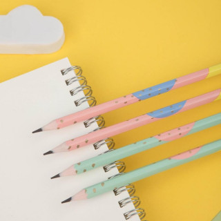 Grafitna olovka DELI HB Macaroon sa gumicom 