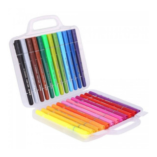 Flomasteri 12 DELI U-Touch u koferčetu 