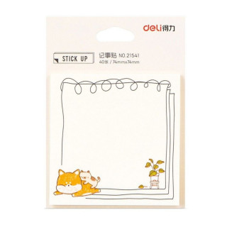 Stiker blok DELI maca 